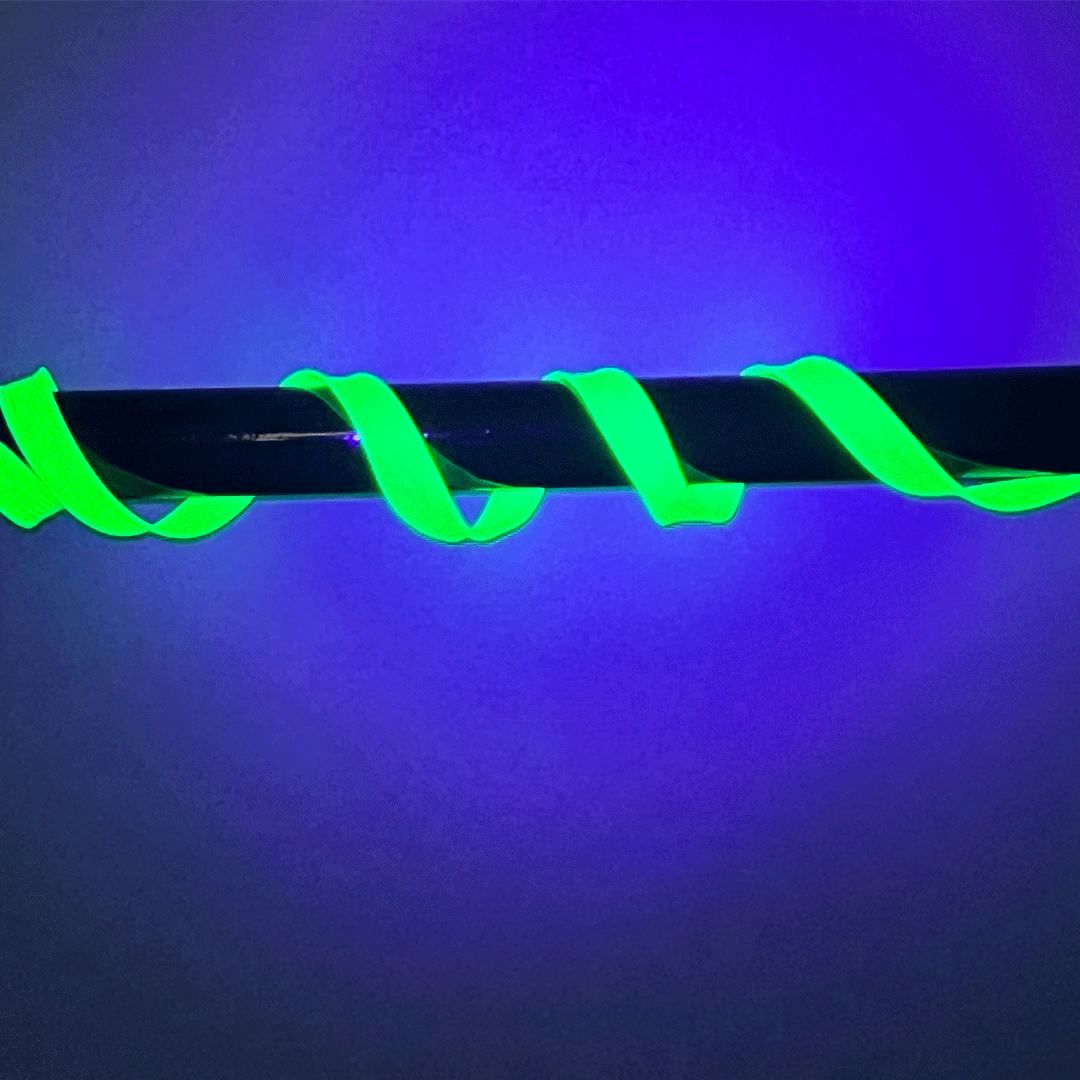 UV-Reactive Fluorescent Polyester Expandable Cable Sleeving