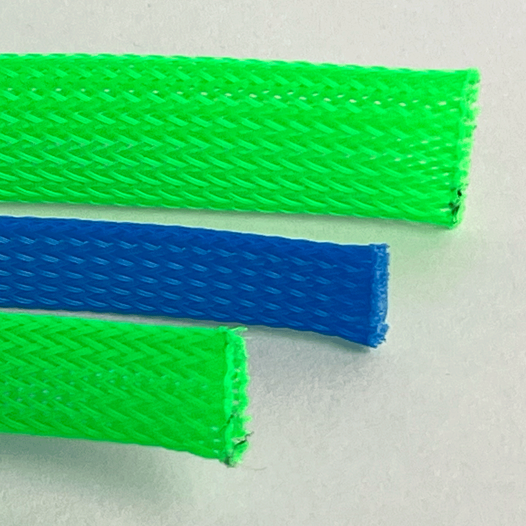 UV-Reactive Fluorescent Polyester Expandable Cable Sleeving