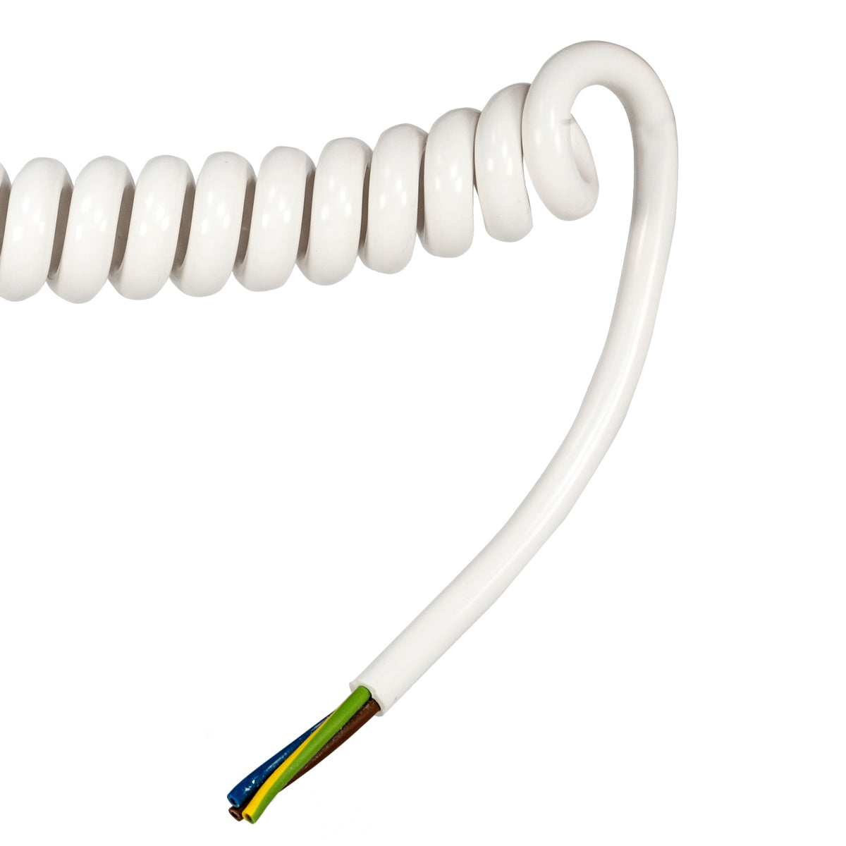 Croyflex PVC PUR 3-Core Coiled Cable