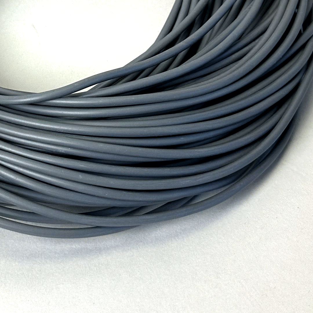 Flexible PVC Tubing 85Deg 2mm x 0.5mm x 50 Metres Grey