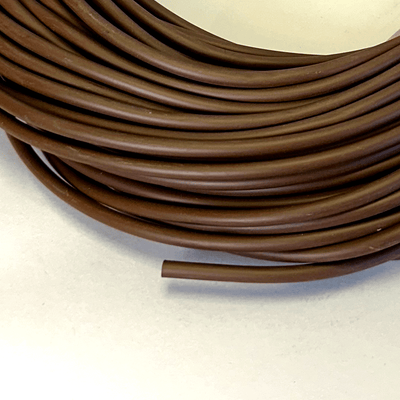 Flexible PVC Tubing 85Deg 3mm x 0.5mm x 40 Metres Brown