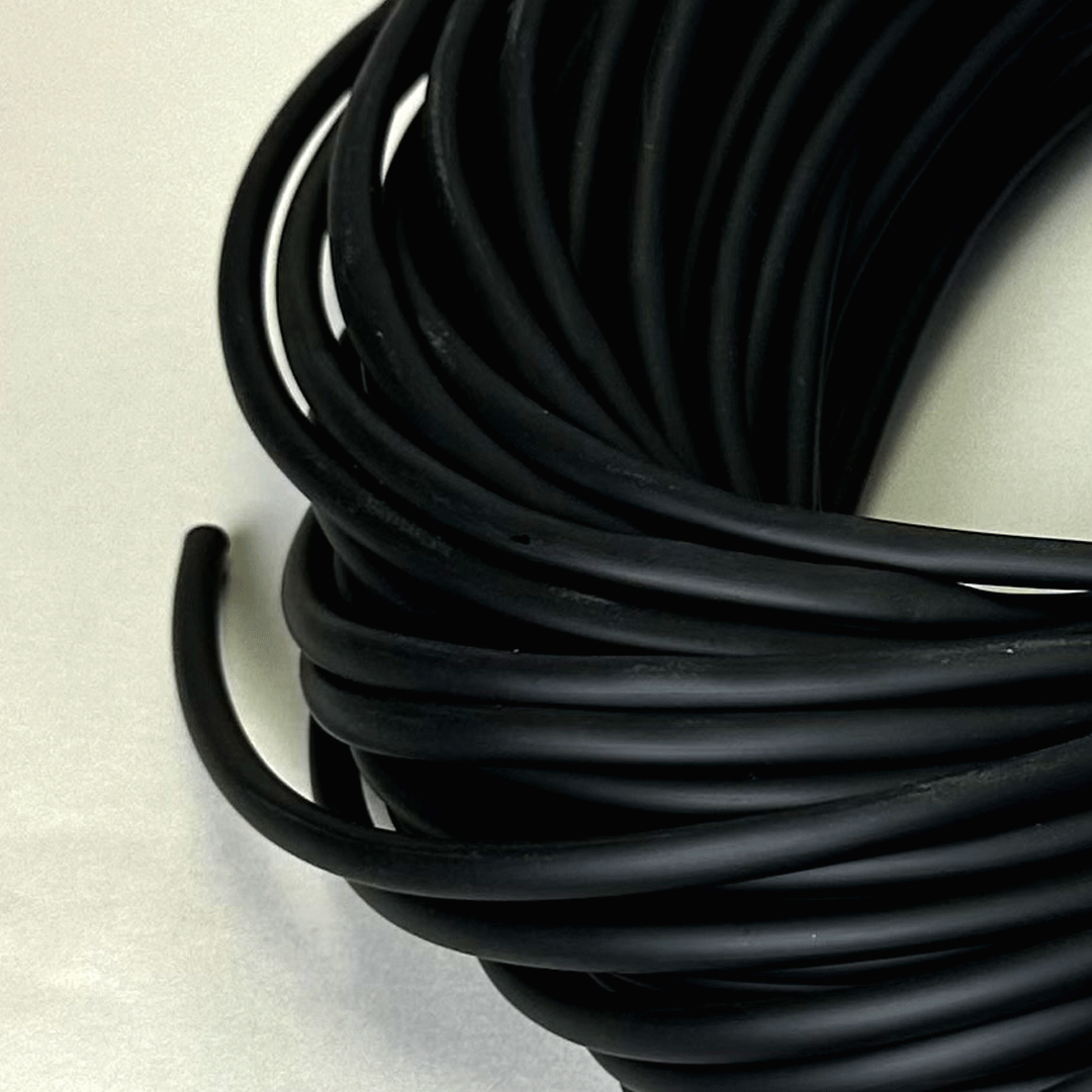 Flexible PVC Tubing 85Deg 4mm x 0.5mm x 30 Metres Black