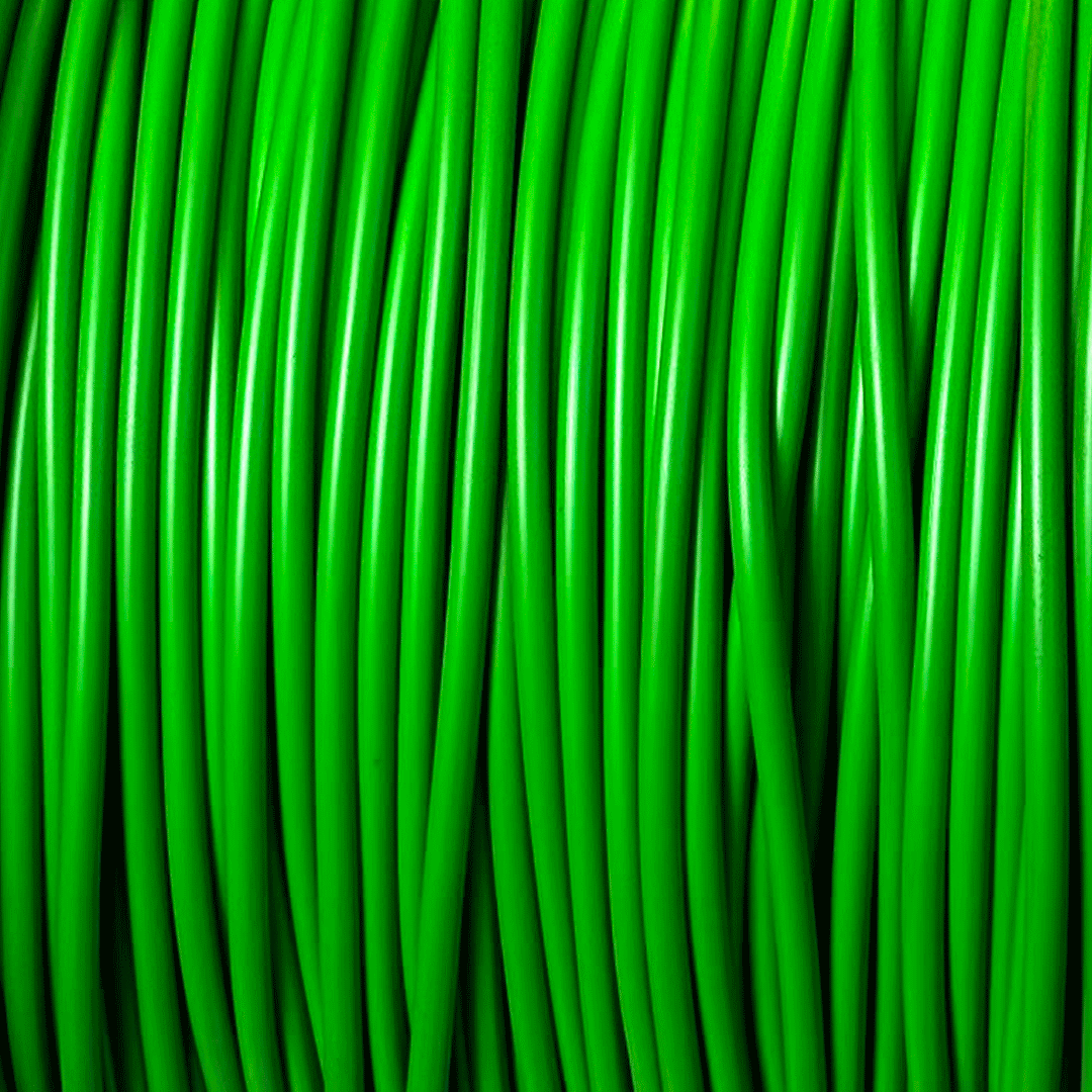 4mm x 0.5mm x 30 metre Coil 85Deg Flexible PVC Tubing Green