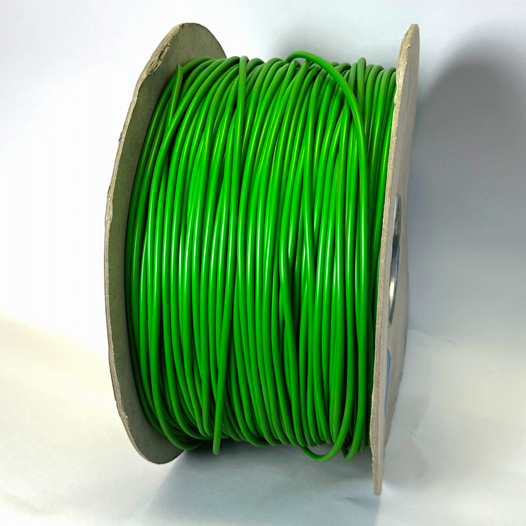 4mm x 0.5mm x 30 metre Coil 85Deg Flexible PVC Tubing Green