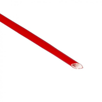  Relats Acrylic-Coated Braided Cable Sleeve 8kV Red