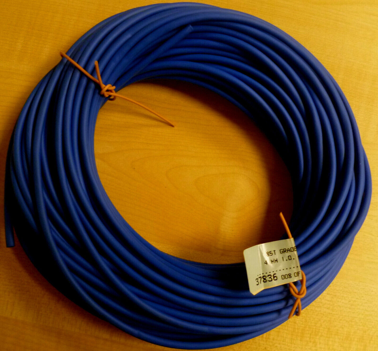 Flexible PVC Tubing 85Deg 4mm x 0.5mm x 30 Metres Blue