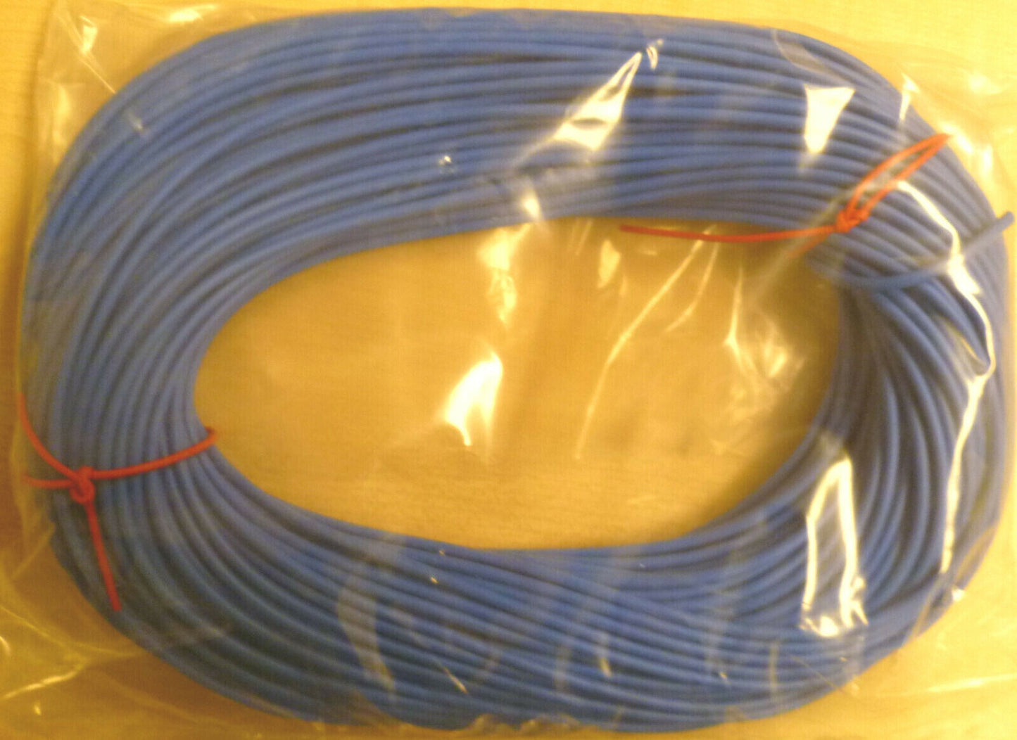 2mm x 0.5mm x 50 metre Coil Blue 85Deg Flexible PVC Tubing