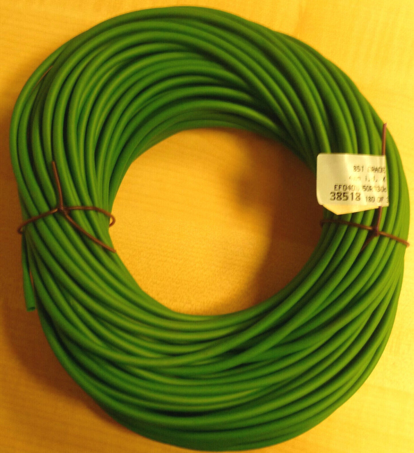 4mm x 0.5mm x 30 metre Coil 85Deg Flexible PVC Tubing Green